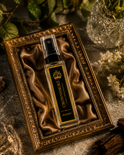 CrownSmoke Woody 10ml Perfume Tester | Luxury Woody & Earthy Extrait de Parfum