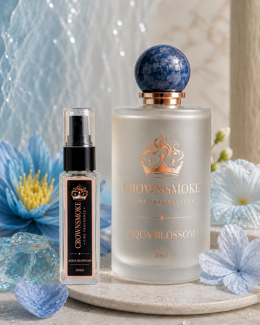 CrownSmoke Aqua Blossom 10ml Perfume Tester | Floral Fresh Eau de Parfum for Women