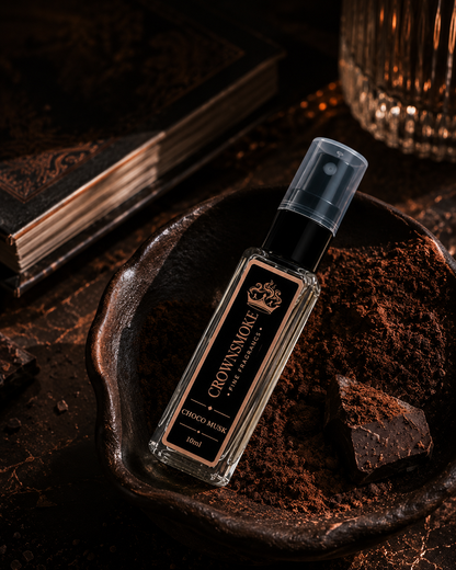 CrownSmoke Choco Musk 10ml Perfume Tester | Long Lasting Chocolate Musk Eau de Parfum | Travel Size Mini Perfume