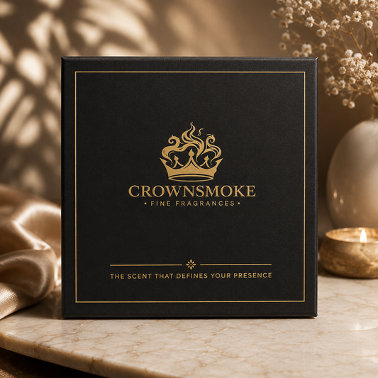 CrownSmoke Men's Signature Perfume Discovery Set | 4 Premium Long Lasting Fragrances (4 x 10ml)  M
